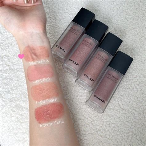 chanel water fresh blush swatches